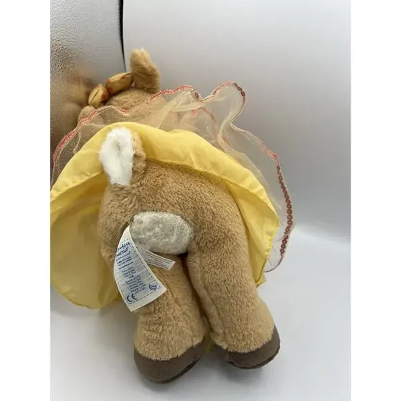 Build A Bear Clarice Rudolph Reindeer Plush Toy Red Gold Sequin Dress Christmas - Picture 3 of 6